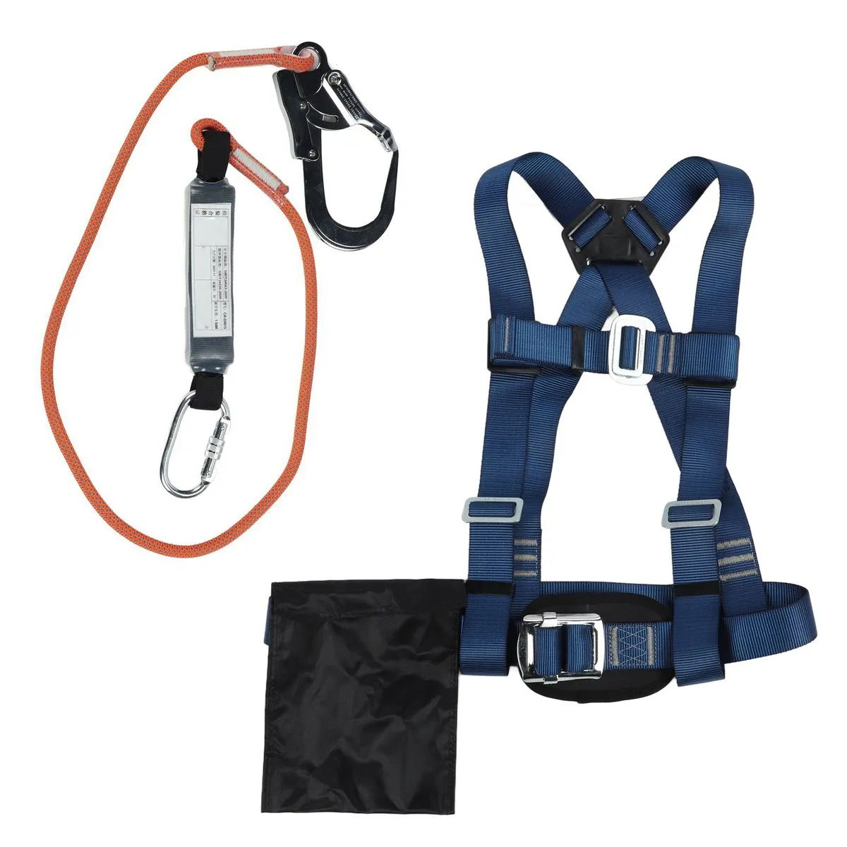 Shock-Absorbing Climbing Safety Harness