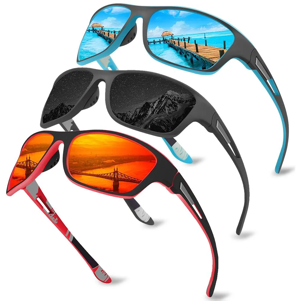 Polarized Sunglasses with UV Protection for Men -Sports Cycling Goggles