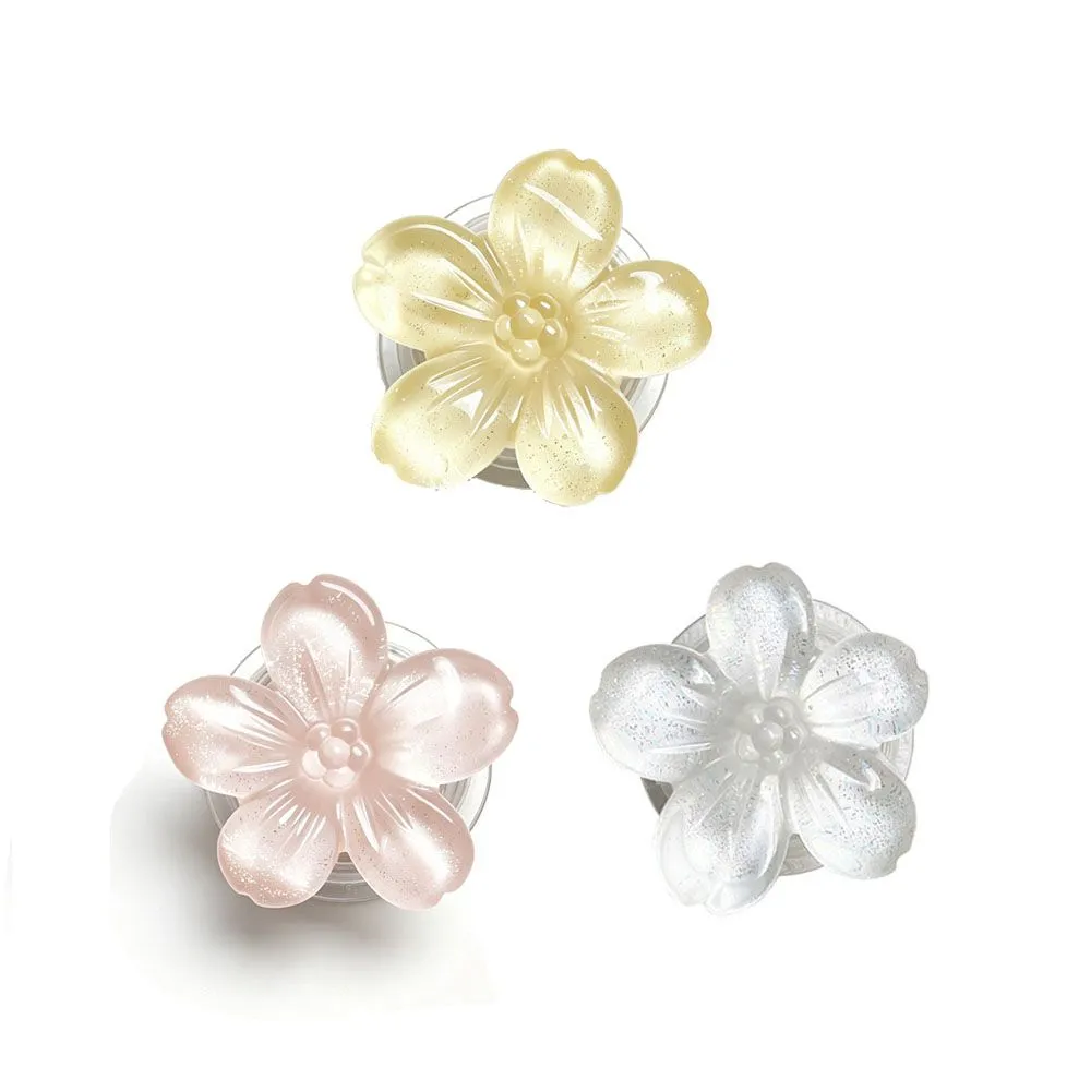 3 Pack Floral Phone Grip Stand, Extendable Flower Push Pull Phone Holder