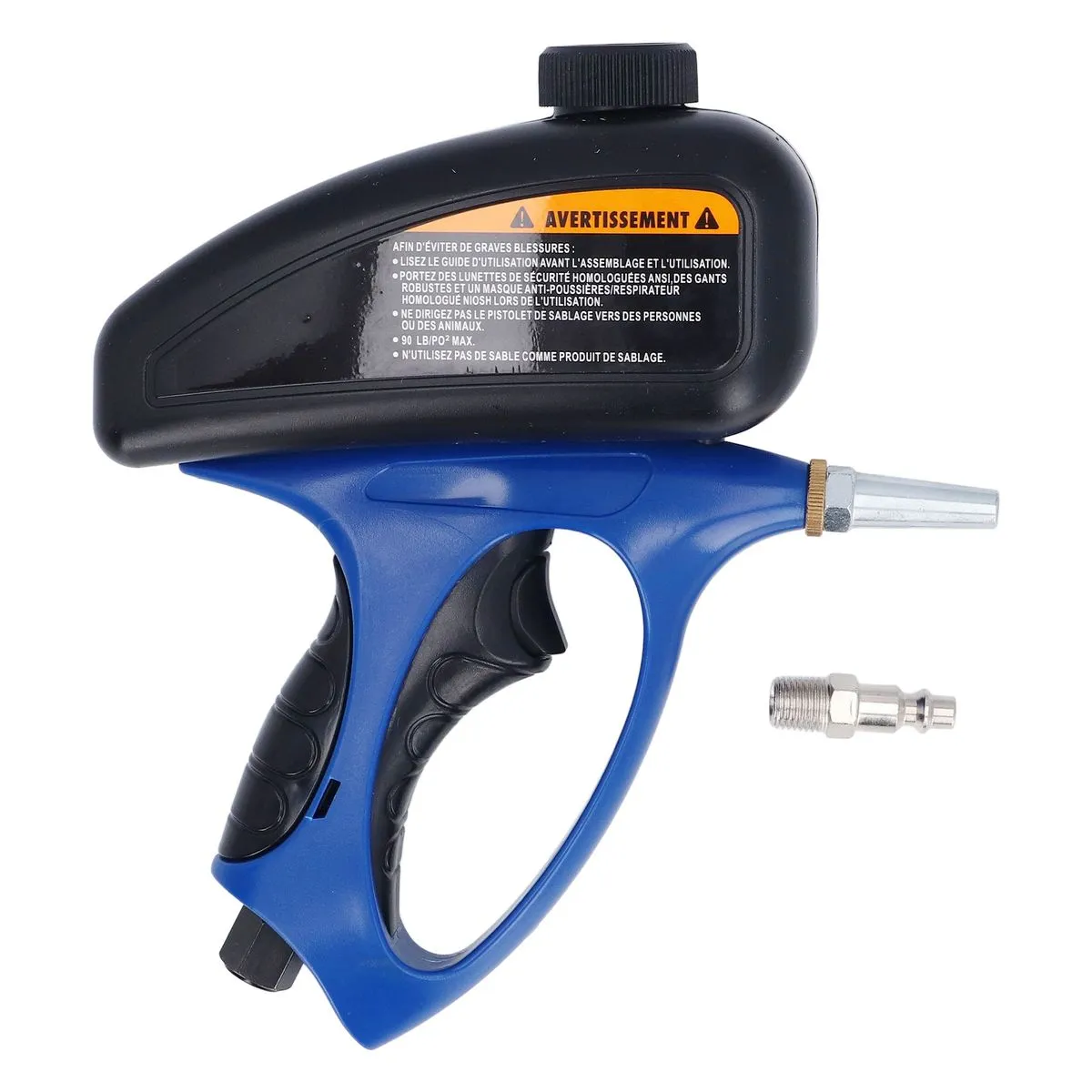 1/4in Portable Sand Blasting Gun for Paint Rust Removal