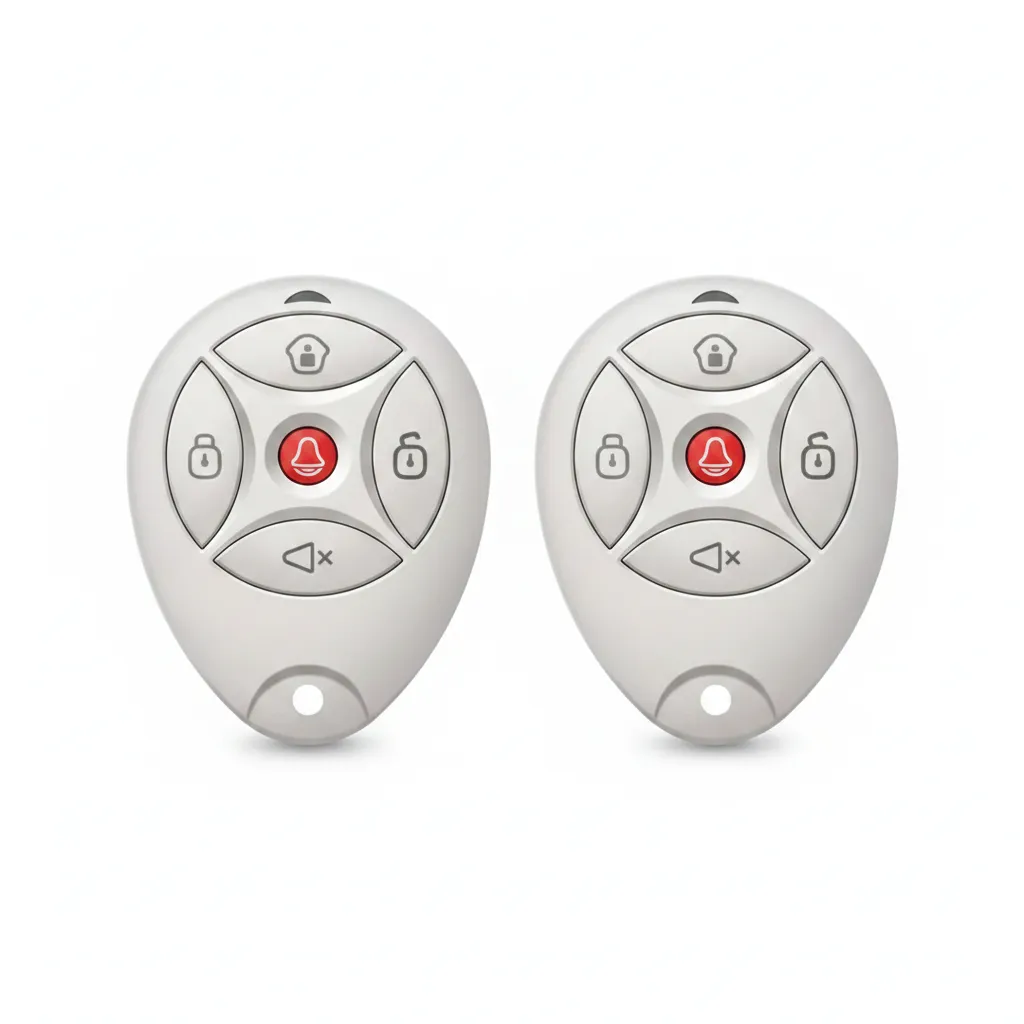 HIKvision Wireless KeyFob Remote with Panic Button for Security - 2 Pack