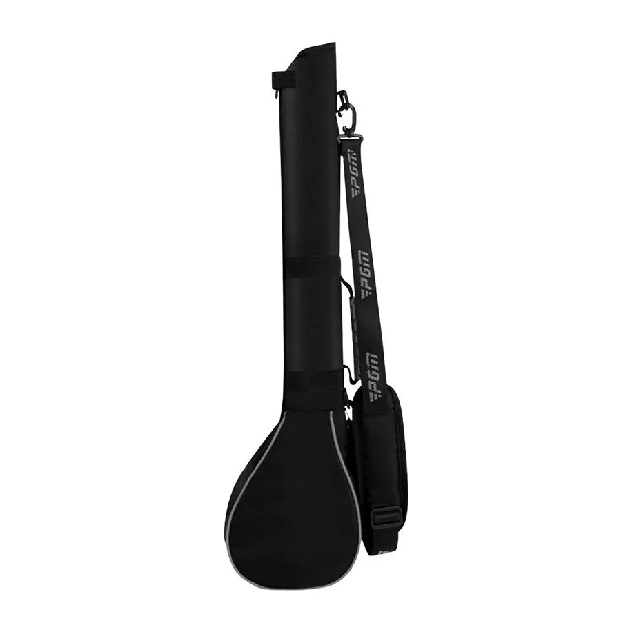The new simple portable foldable golf soft bag can hold 3 clubs - Black 1-silver edge