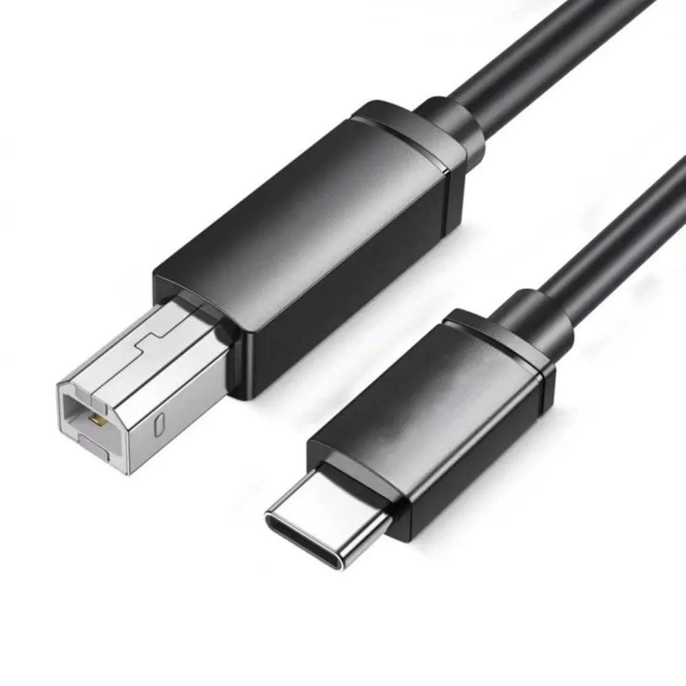 USB Type-C to USB-B Printer Cable Compatible & Scanners Multifunction 3M