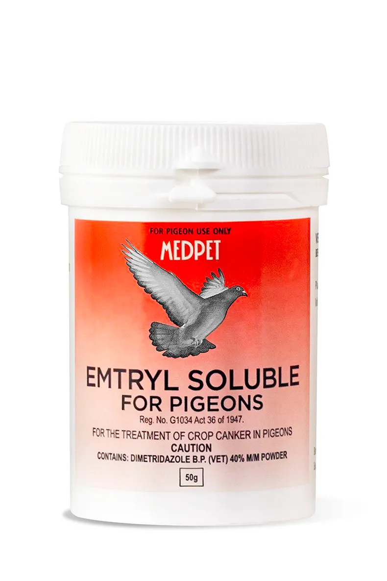 Medpet Emtryl Soluble For Pigeons 50g