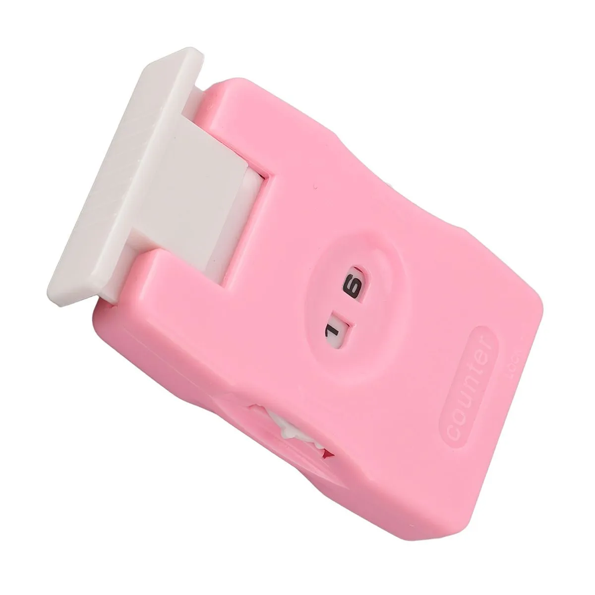 Plastic Knitting Crochet Stitch Counter Pink