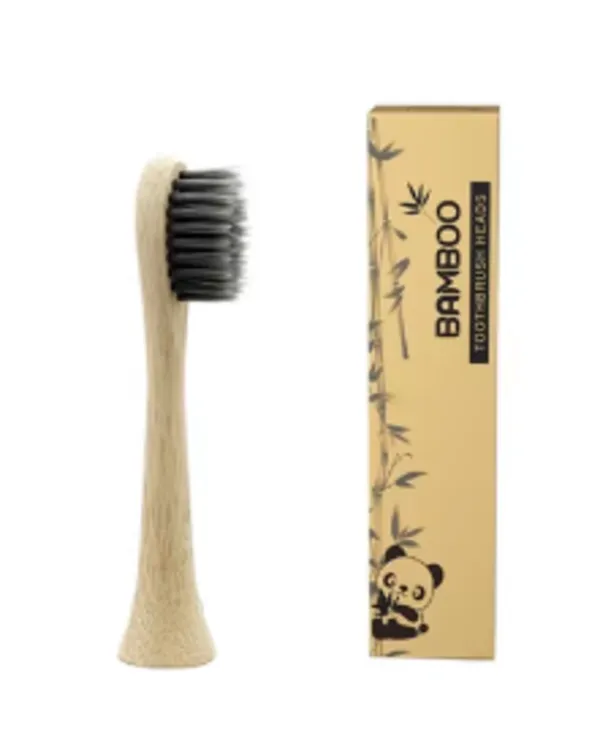 Eco-Friendly Bamboo Charcoal Replacement Electric Toothbrush Heads
