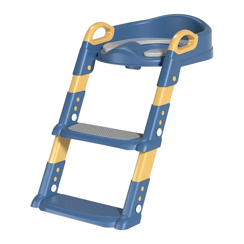 Potty Training Baby Step Ladder, 6-Speed Safe Adjustable - Blue