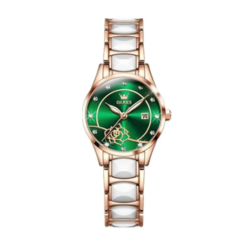 Watches for Women Waterproof Ceramic Watch Quartz Bracelets and Necklaces
