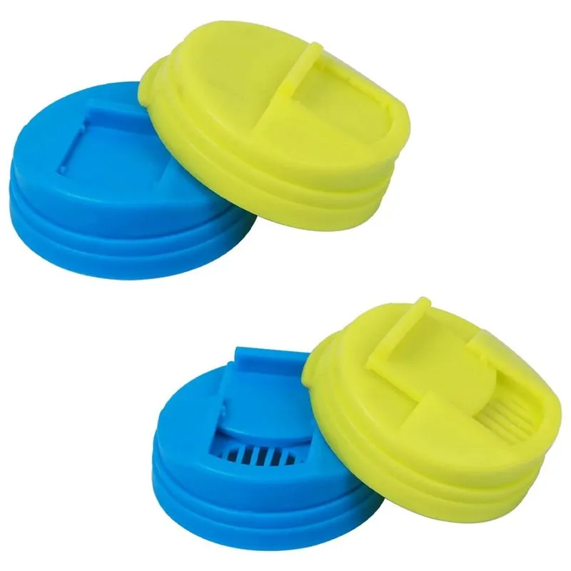 Soda Can Covers Leakproof for Carbonated Water or Soft Drink 4 Pack