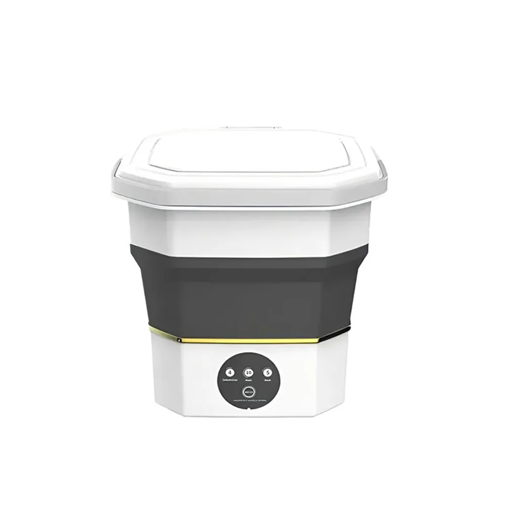 Foldable Portable Mini Washing Machine - BLACK