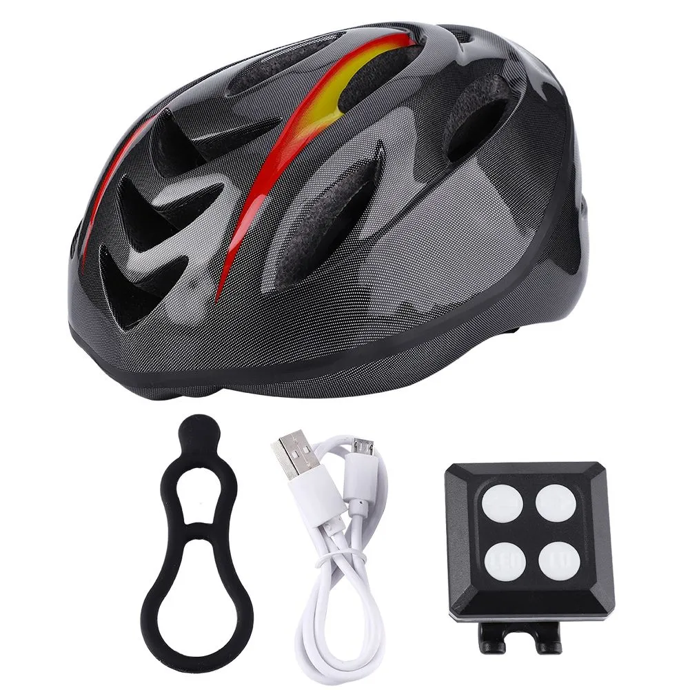 USB-Chargeable Waterproof Smart Cycling Helmet