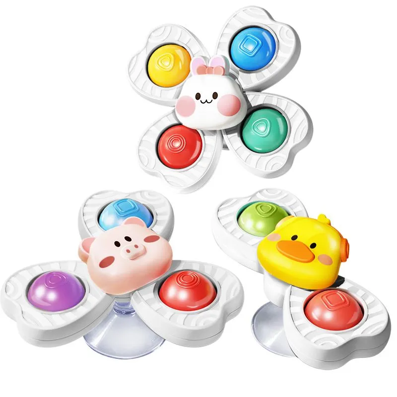 Baby Sucker Spinning Toys Children Bath Montessori Education Rotating Toys