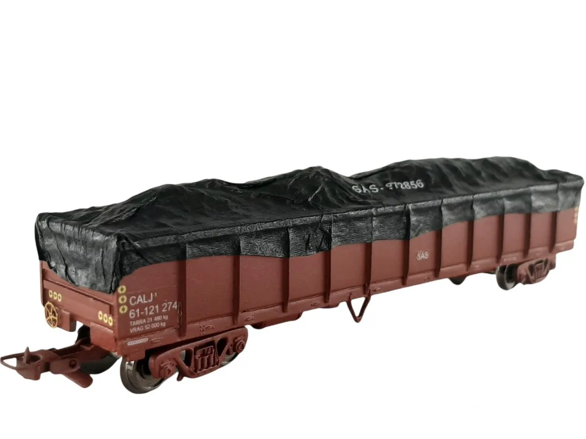 South African Model Train : SAR Coal Wagon with Tarpaulin