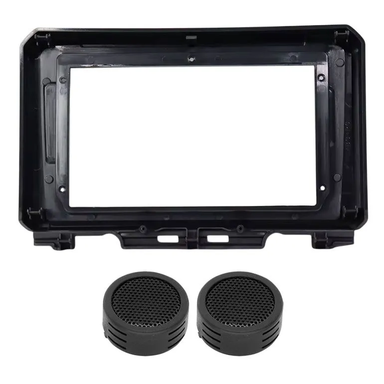 Radio Fascia 9" Trim Plate Compatible with Suzuki Jimny 2019 & Evo Tweeters