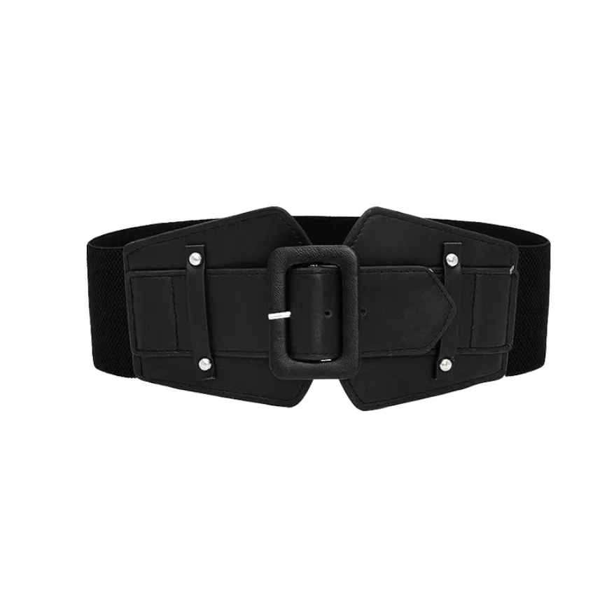 PU Elastic Waistband - Versatile Slim Waist Elastic Waistband Seal - Black