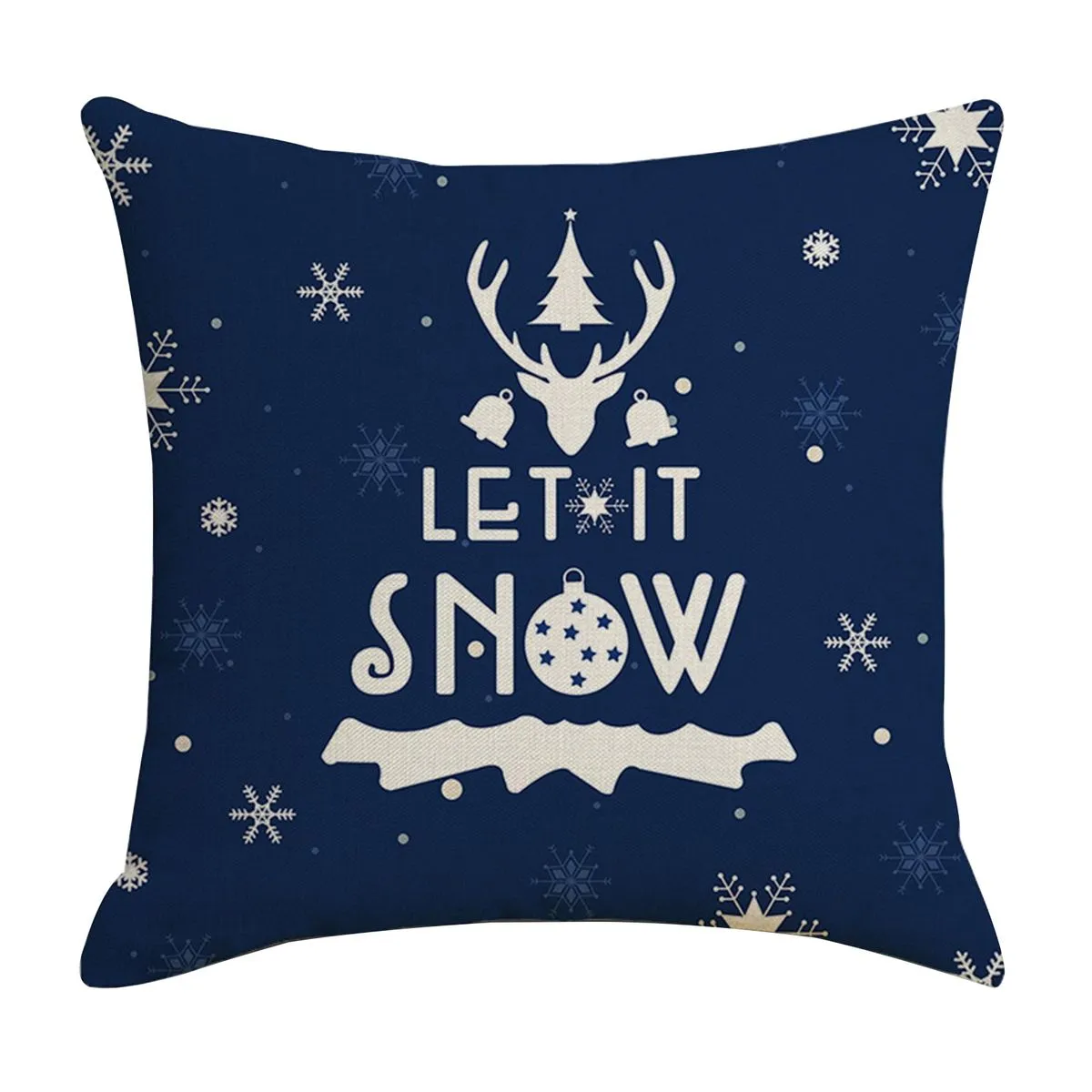 45X45cm Elk Christmas Pillowcase Decoration Cover Pillow Case