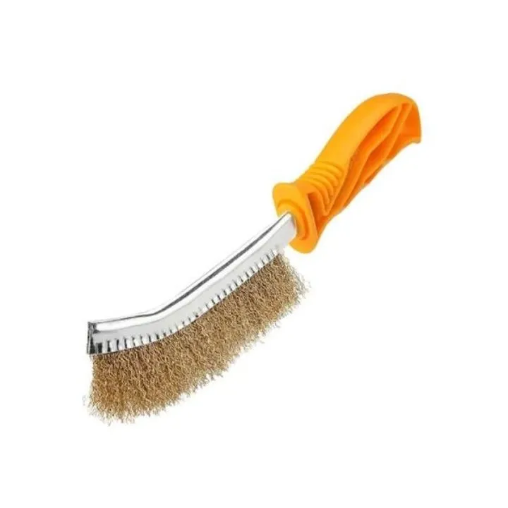 Wire Brush Metal Frame Plastic Handle 250mm