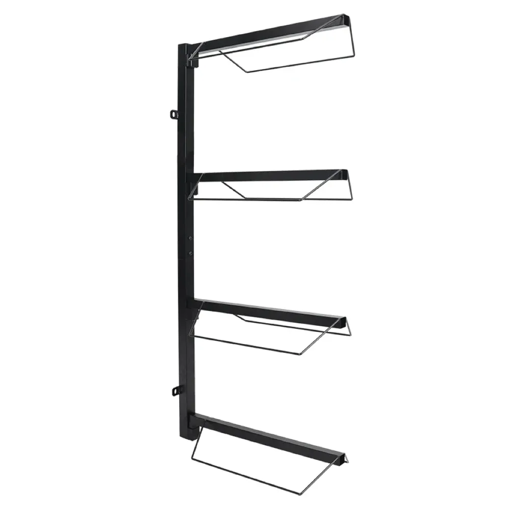 Pet Horse Wall Mounted 4 Tiers Saddle Holding Display Racks (132cm)
