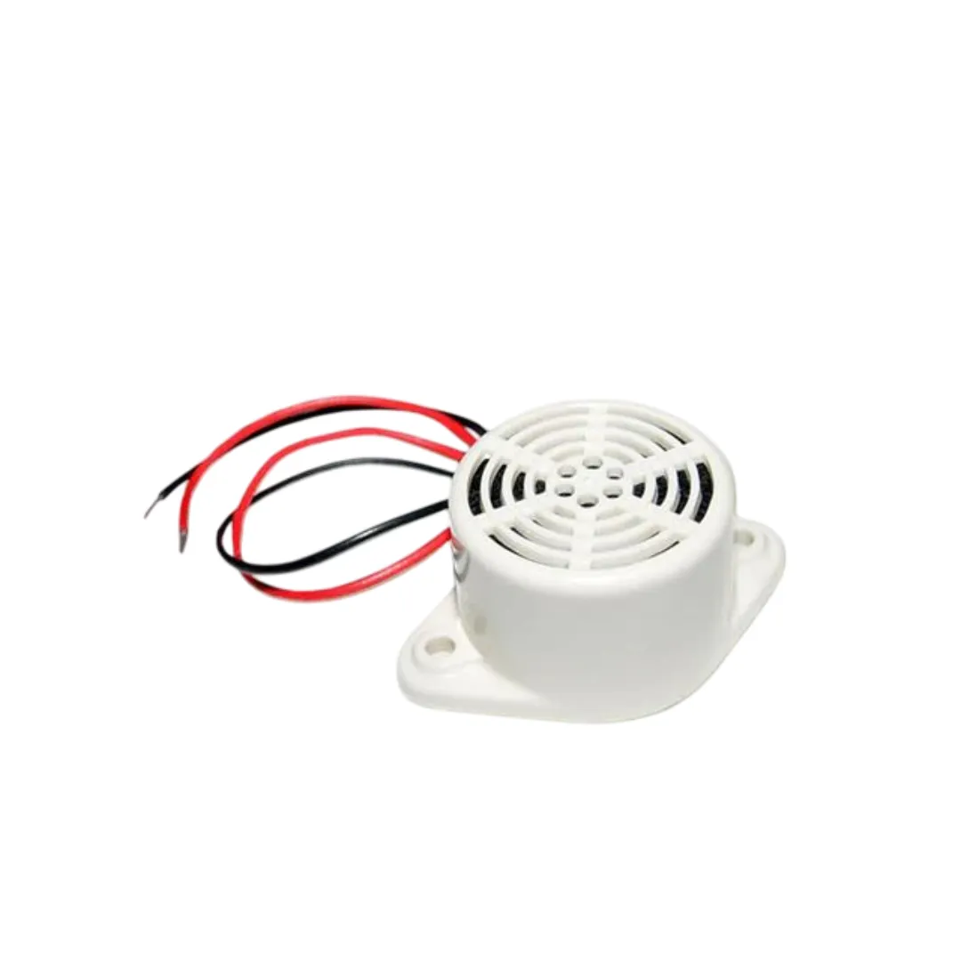 RMB12 12VDC Round Buzzer 85dB Lead Wire 26mm Audible Alarm