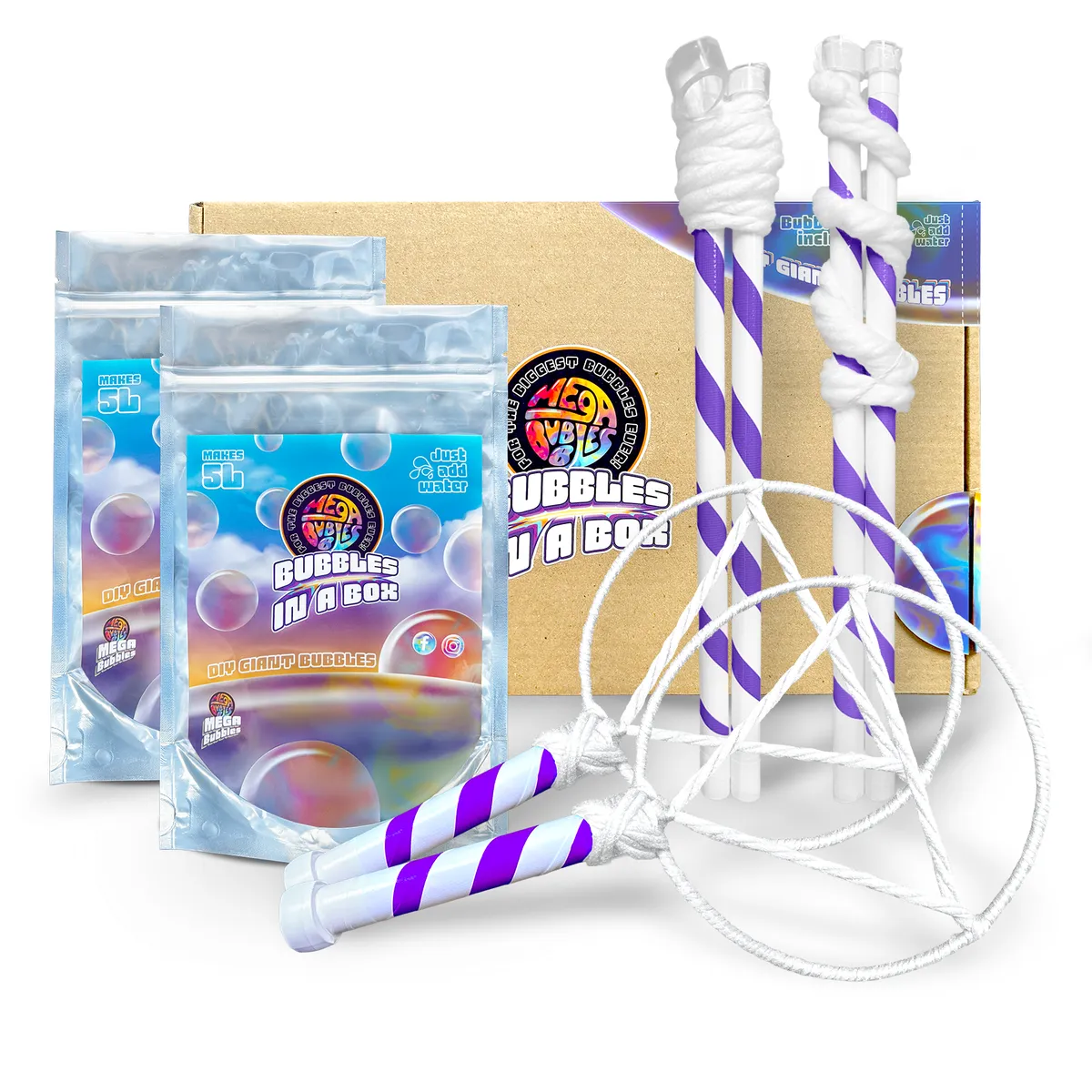 Mega Bubbles - DIY Giant Bubble Kit MAX