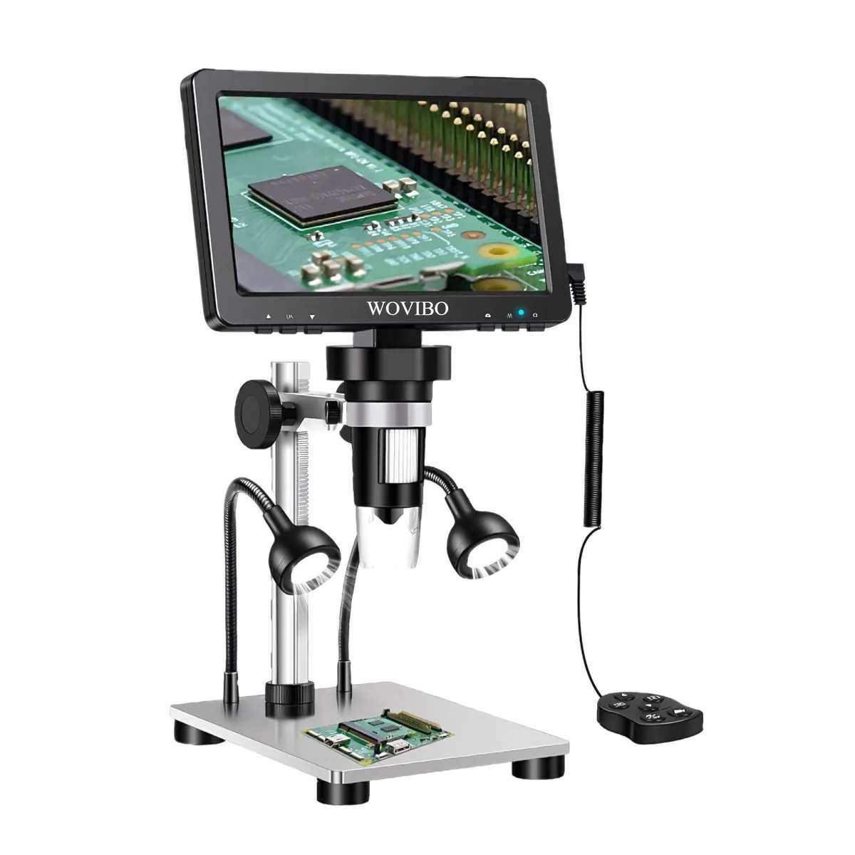 WOVIBO 7" IPS Digital Microscope Soldering Microscope with Touch Control