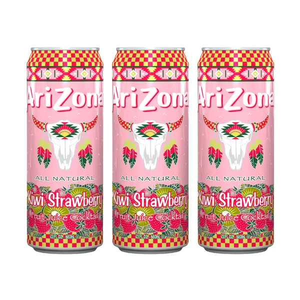 Arizona Kiwi Strawberry 650ml Pack of 3