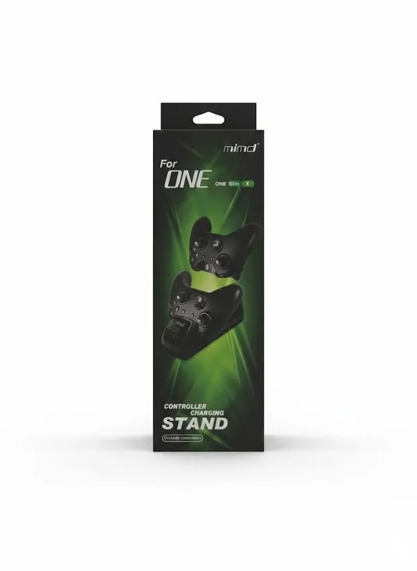 Mimd Xbox One Controller Charging Stand with 2 Battery Packs & LED