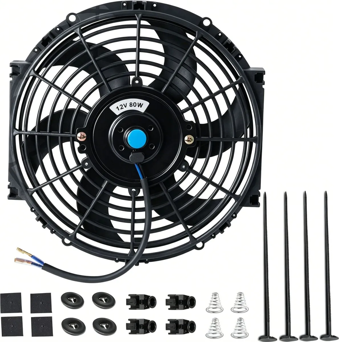 10 Inch Universal Electric Radiator Slim Fan Car Motor Modification Set