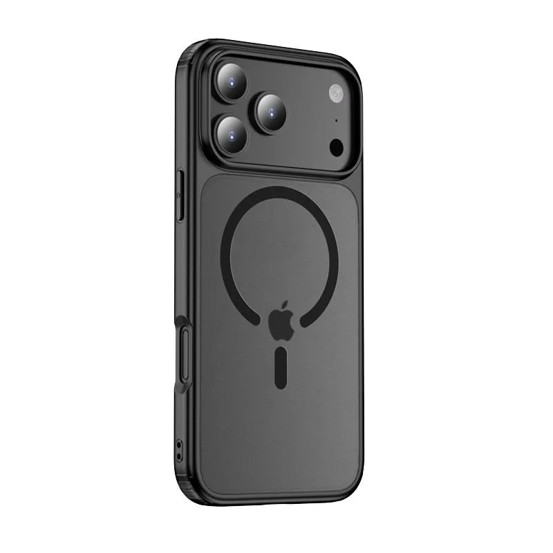 Magnetic MagSafe Shockproof Case Compatible with iPhone 17 Pro Max - Black