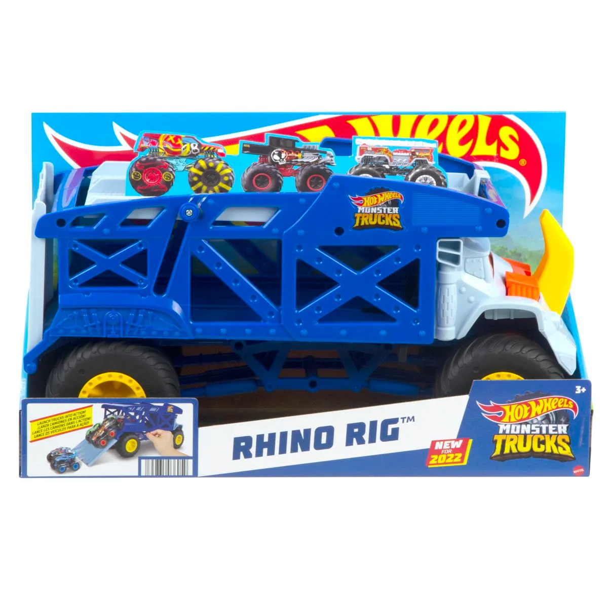 Hot Wheels Monster Trucks Rhino Rig Vehicle