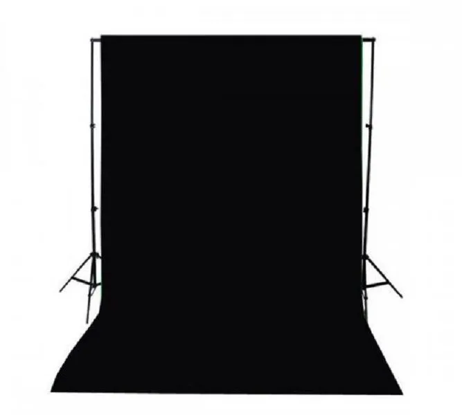 3M * 2M backdrop / background with stand - Ideal for photography - Black