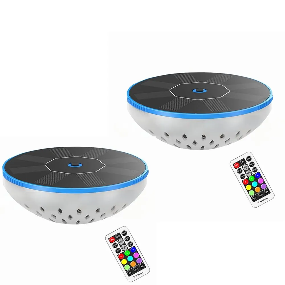Solar Floating Pool Lights(2 Pack), with Remote Control-Energy Saving
