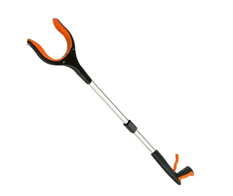 Garbage Picker, Claw Grabbing Tool - Orange