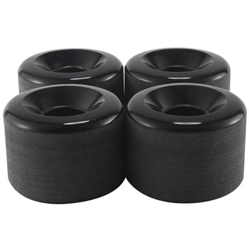 4 Pcs Skateboard Wheels Black