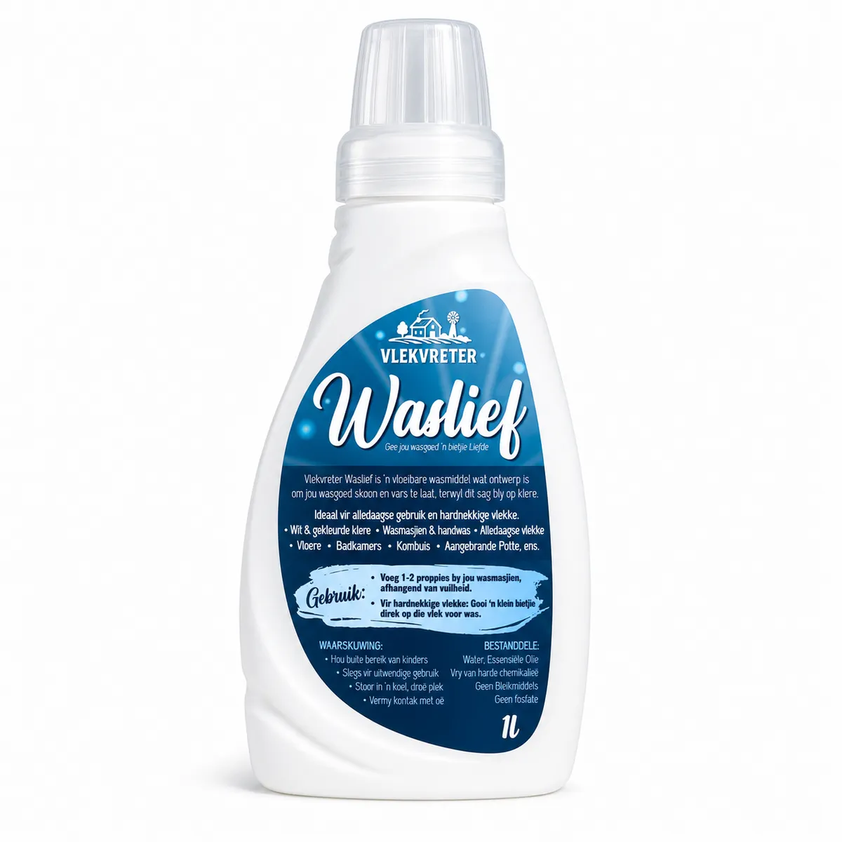 Vlevreter Waslief Liquid Laundry Detergent 1l - Tough on Stains