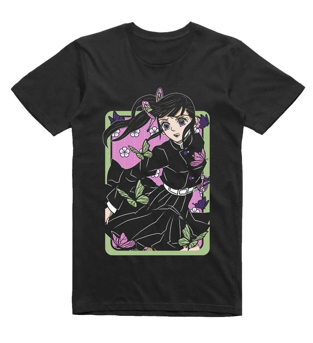Kanao Tsuyuri: Flower Breathing Shirt (Demon Slayer Anime)