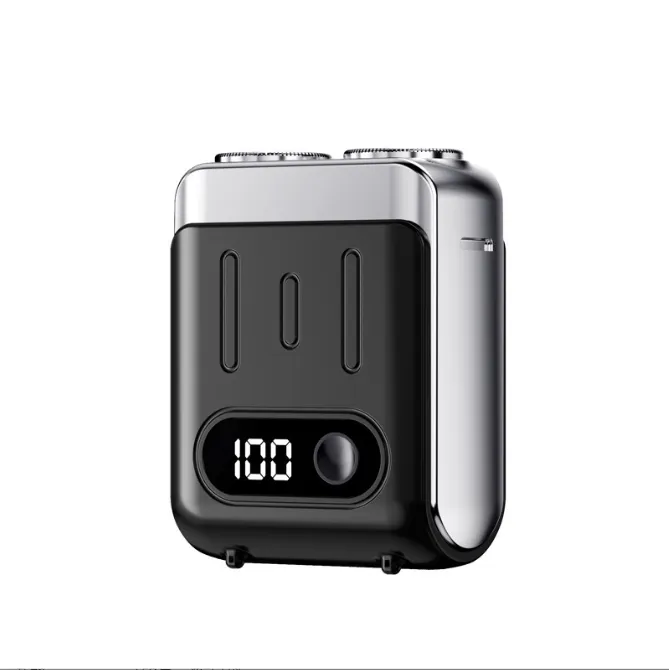 Mini Electric Razor For Men, New Portable Razors For Men IPX7 Waterproof - Black