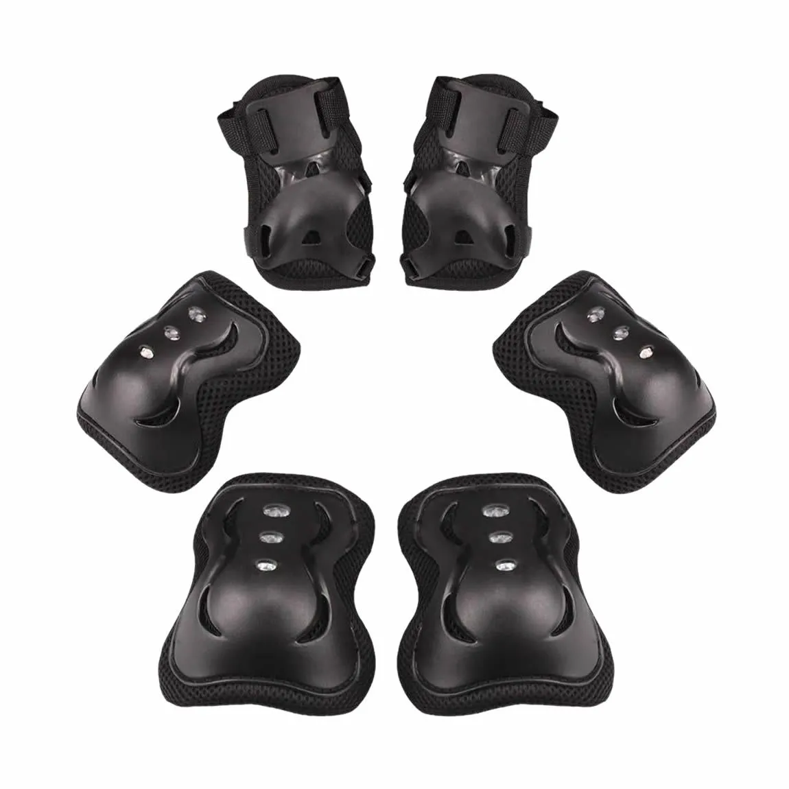 Knee Pad Elbow Pads Guards Protective Gear Set - Medium Size