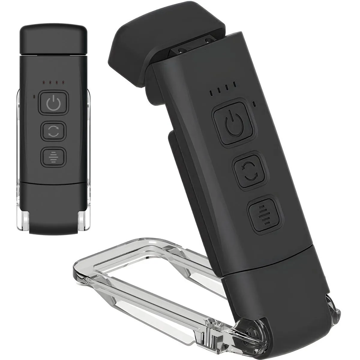 Reading Light Clip-on LED Book Light USB Rechargeable for Reading at Night - Black