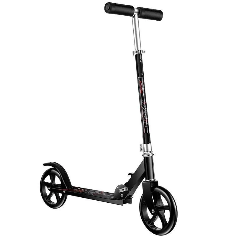 Foldable Adult & Kids Scooter - Black