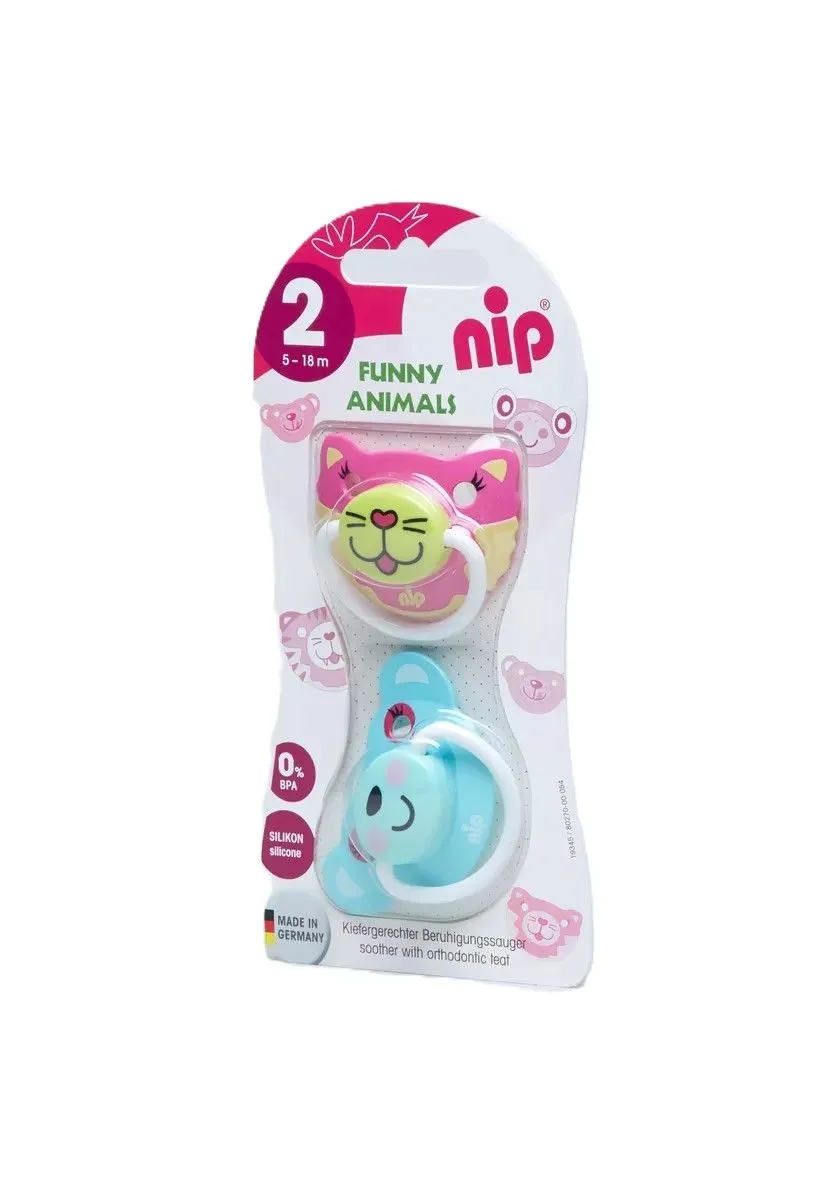 NIP Funny Animals Soother Silicone