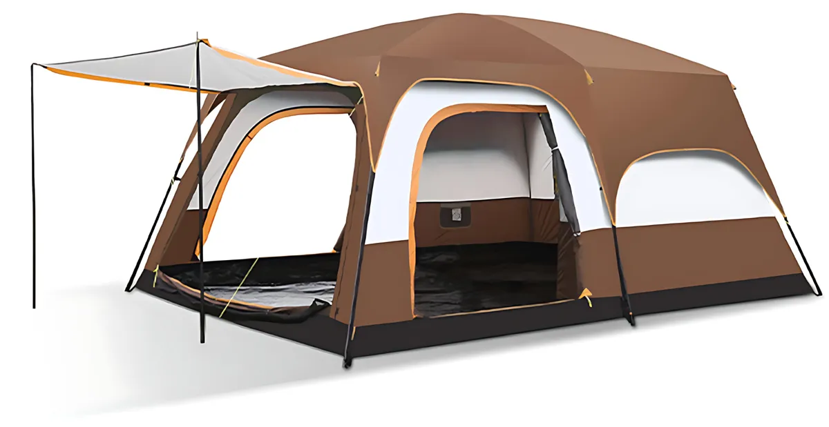 12 Person Family Camping Tent Multi Room Cabin Tents For Car Camping Hiking