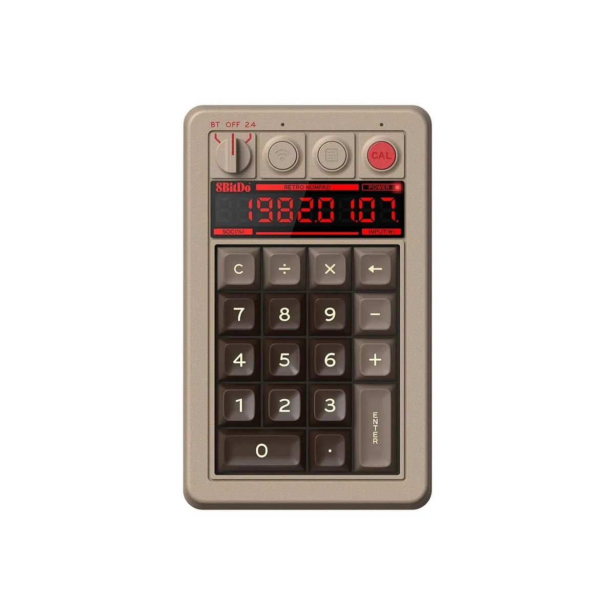 8BitDo Retro 18 Mechanical Numpad For Retro Keyboards - C64 Edition
