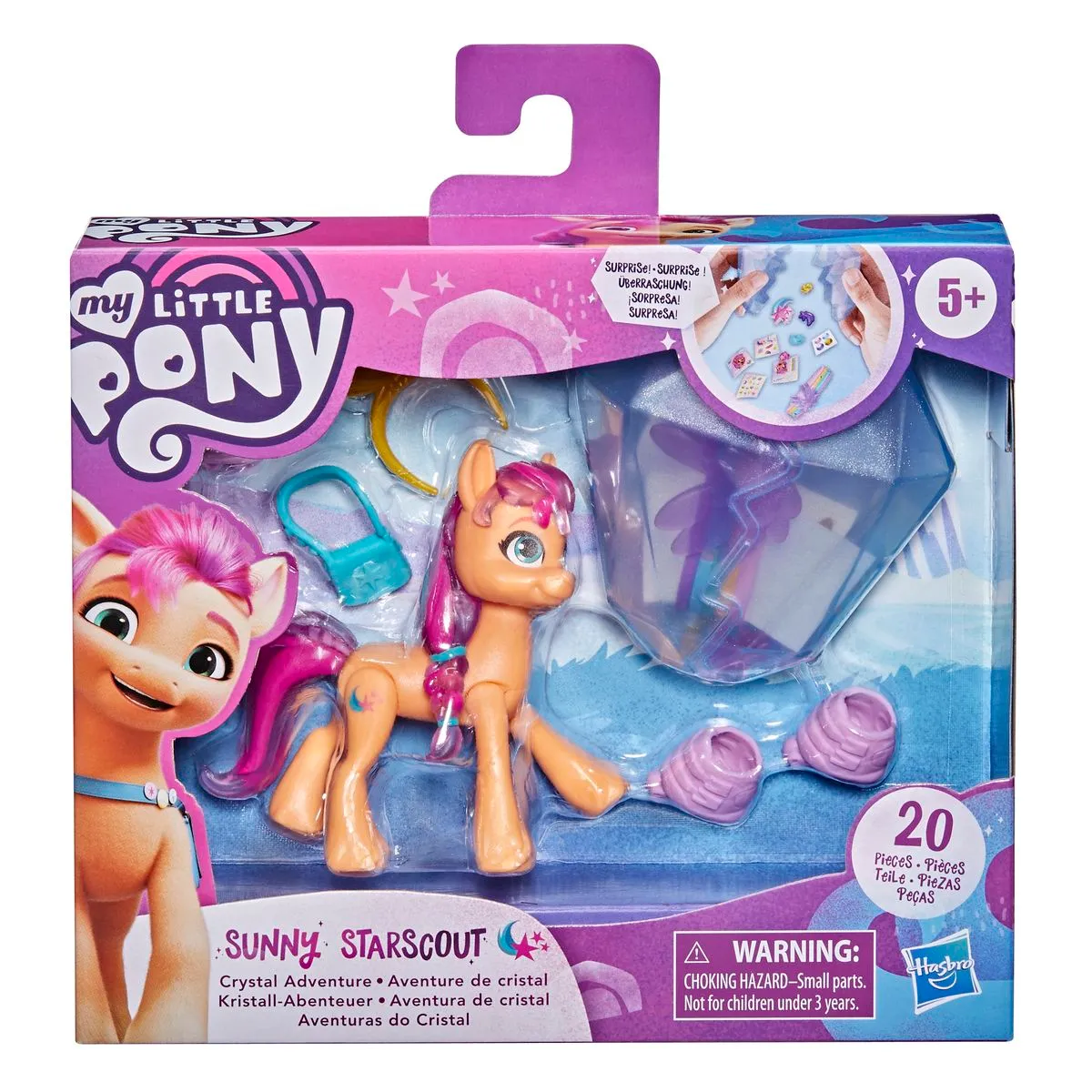 My Little Pony-Movie Crystal Adventure Ponies - Sunny Starscout