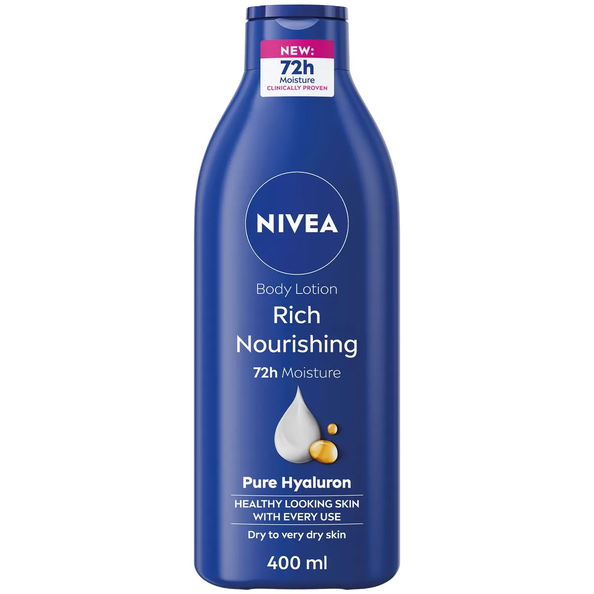 NIVEA Rich Nourishing Body Lotion with Deep Moisture Serum, 400ml