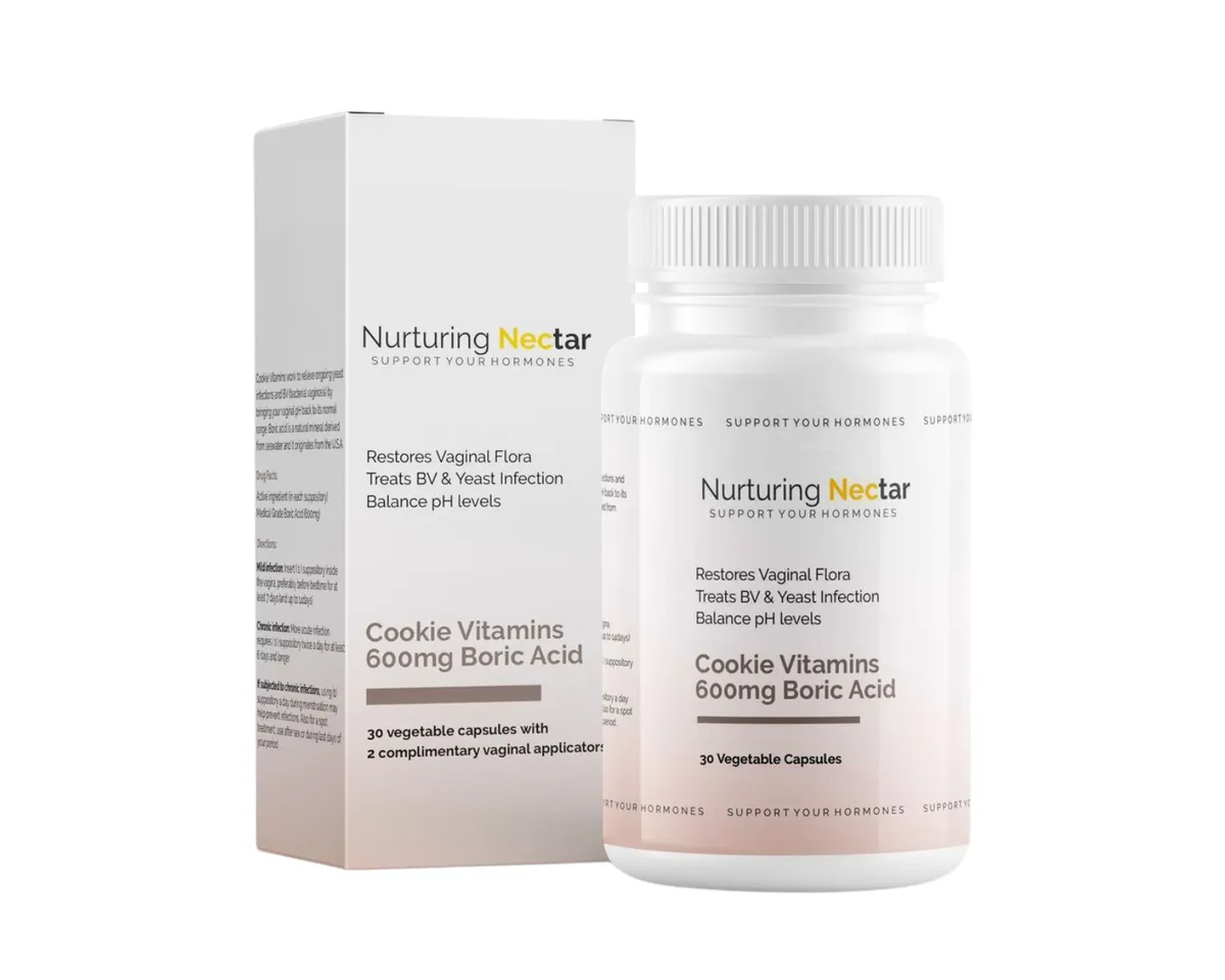 Nurturing Nectar- Cookie Vitamins (Boric Acid Vaginal Suppositories)