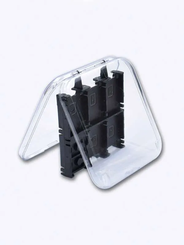 Techme Transaprent 12 Game Card Protective Storage Case for Nintendo Switch