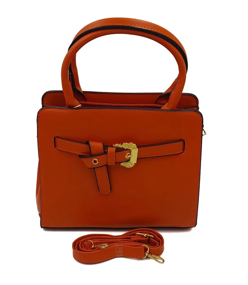 Medium Elegant Handbags for Women Ladies Handbags Tote Bags Everyday Bag - Orange