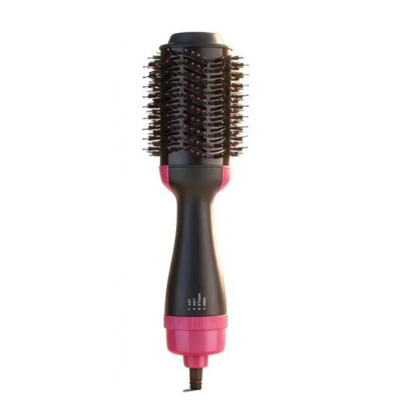 Hot Air Brush 4 in 1 Ionic Straightener Volumiser Curler