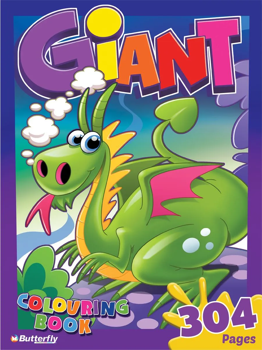 Treeline 304 Page Giant Colouring Book